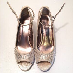 Crackled Silver Pumps by Chinese Laundry